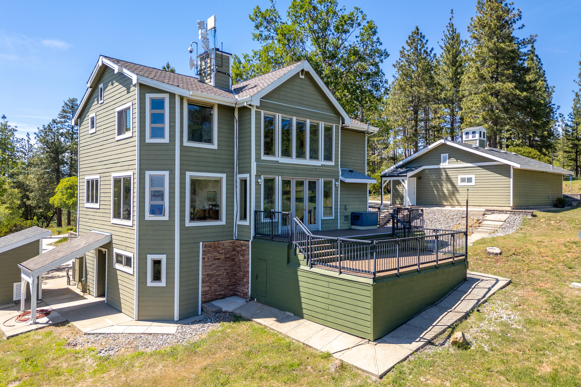 6360 Wilson Hill Road Shingletown, CA 96088 - Photo 35 of 79 a front view of a house with a porch