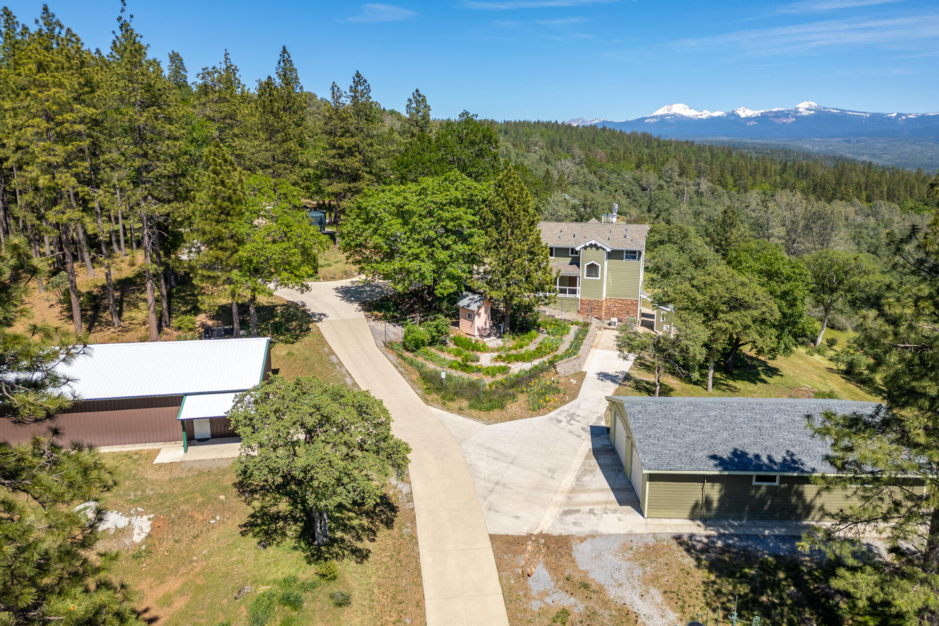 6360 Wilson Hill Road Shingletown, CA 96088 - Photo 67 of 79 an aerial view of a house with a yard
