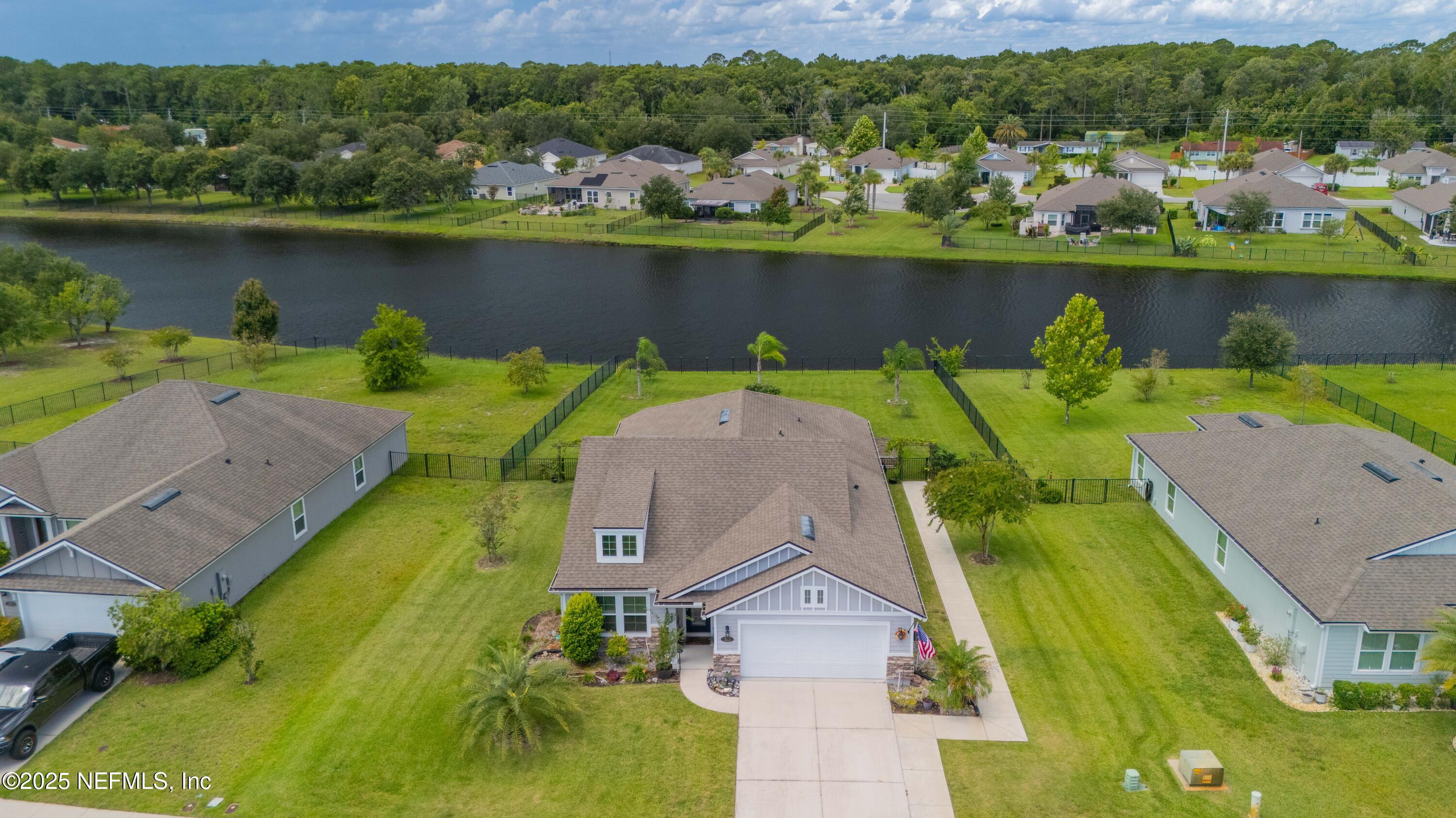 333 Old Hickory Forest Road St. Augustine, FL 32084 - Photo 47 of 62 an aerial view of a house with a lake view