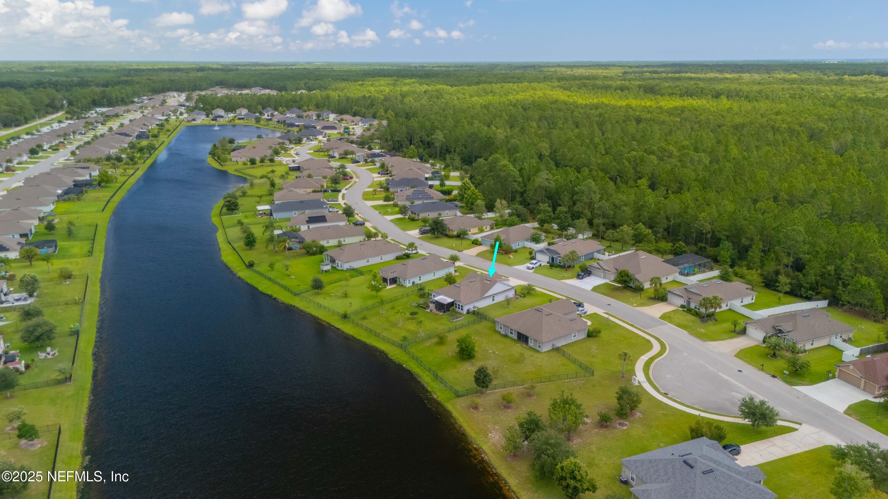 333 Old Hickory Forest Road St. Augustine, FL 32084 - Photo 54 of 62 a aerial view of a house with a ocean view