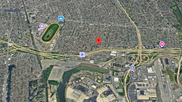 an aerial view of city