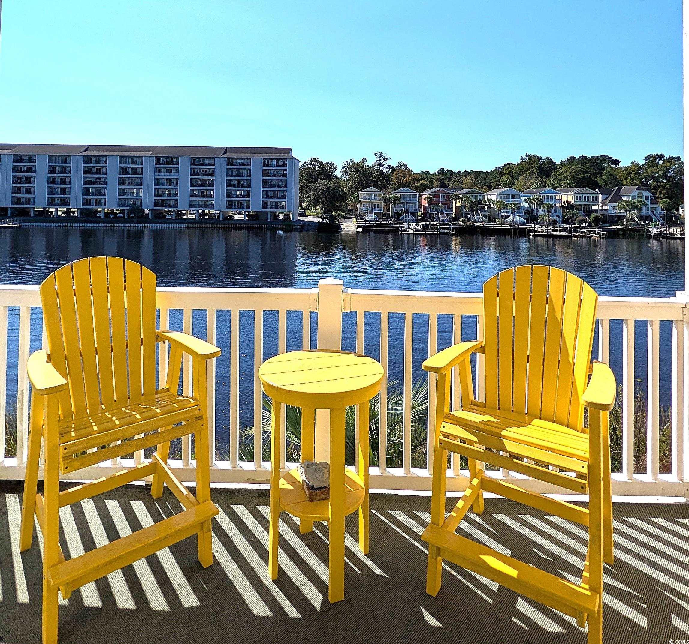 1512 Lanterns Rest Road, Unit 201 Myrtle Beach, SC 29579 - Photo 15 of 23 Balcony with a water view