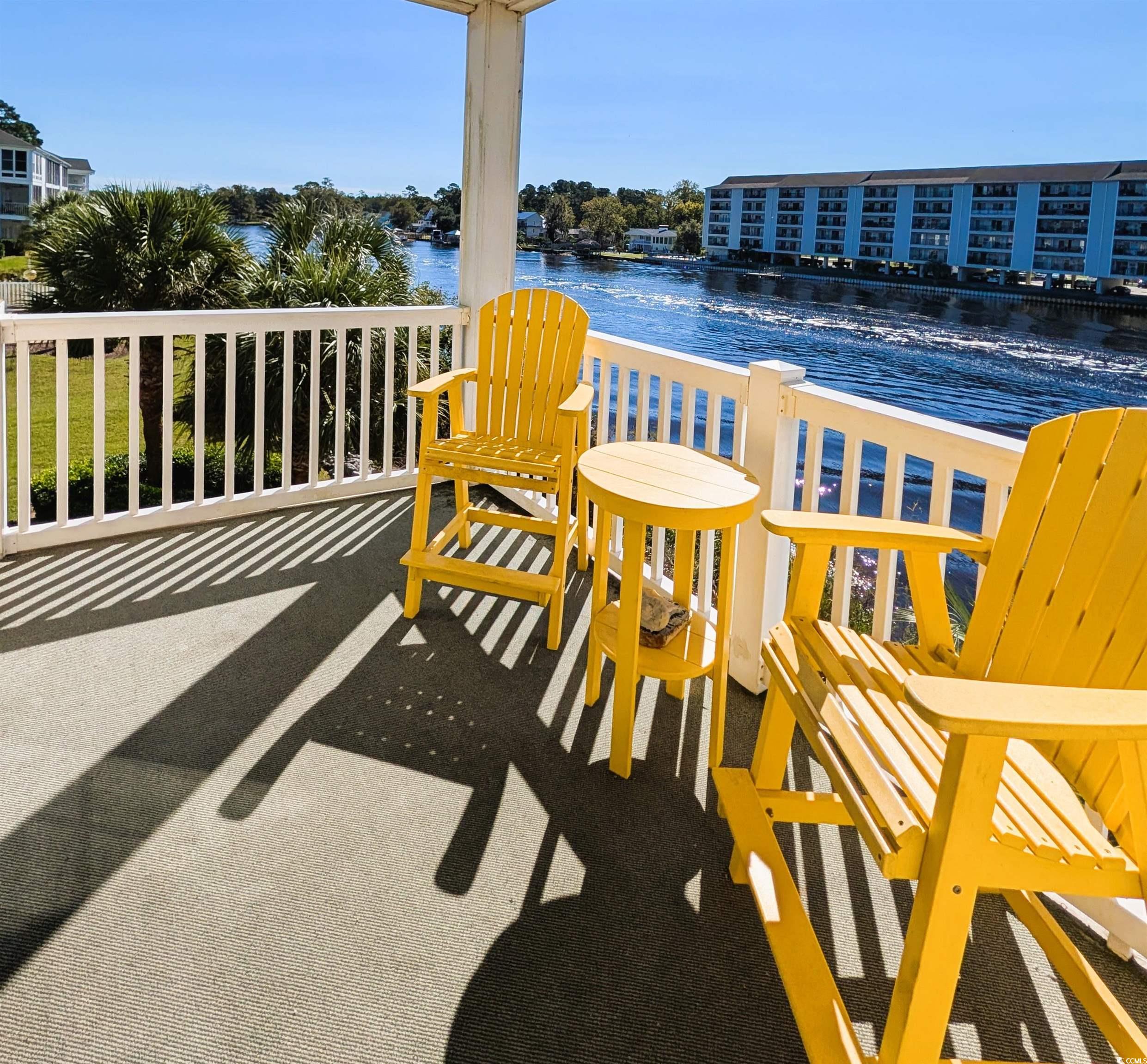 1512 Lanterns Rest Road, Unit 201 Myrtle Beach, SC 29579 - Photo 16 of 23 Balcony with a water view