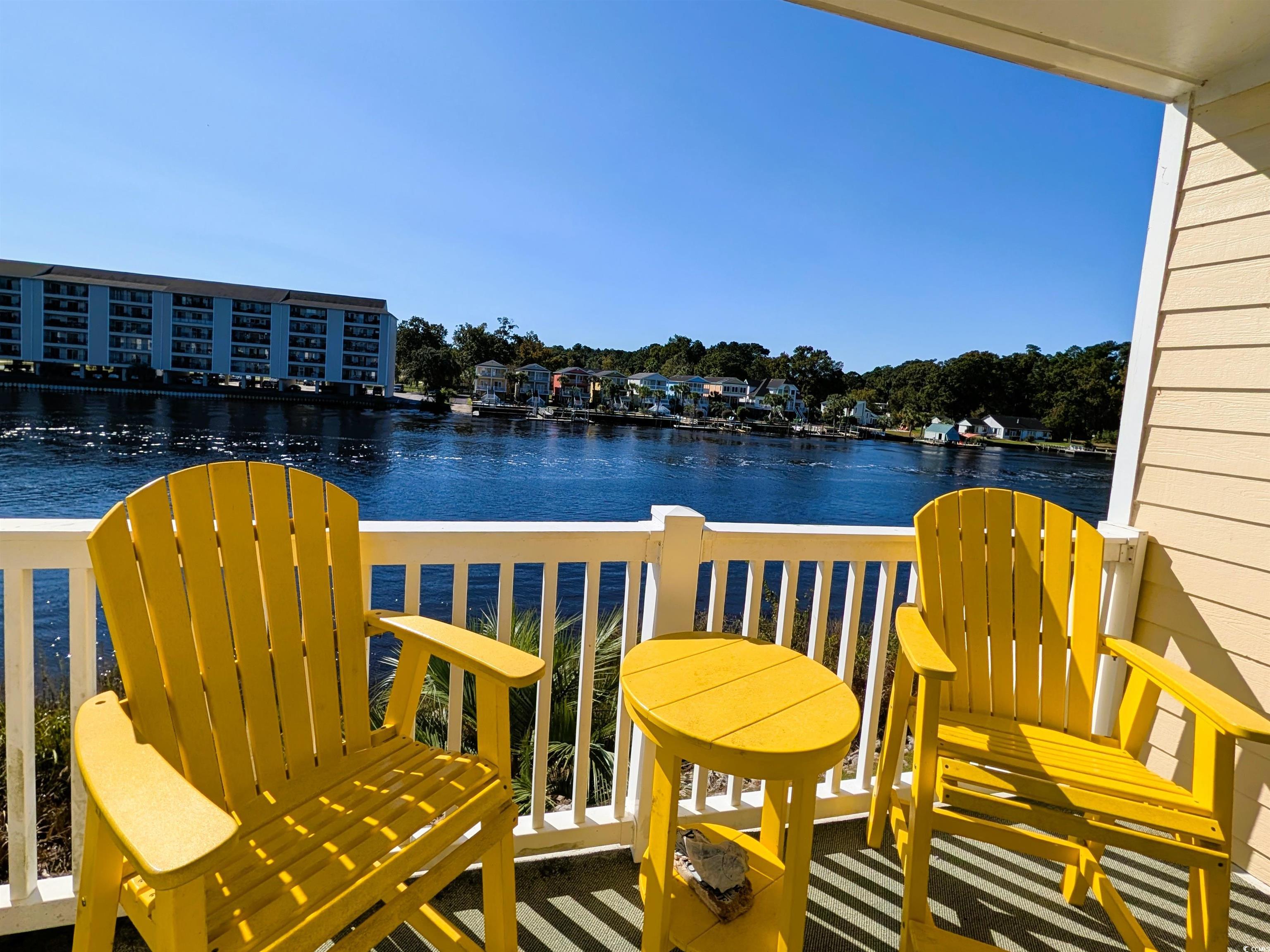 1512 Lanterns Rest Road, Unit 201 Myrtle Beach, SC 29579 - Photo 17 of 23 Balcony with a water view