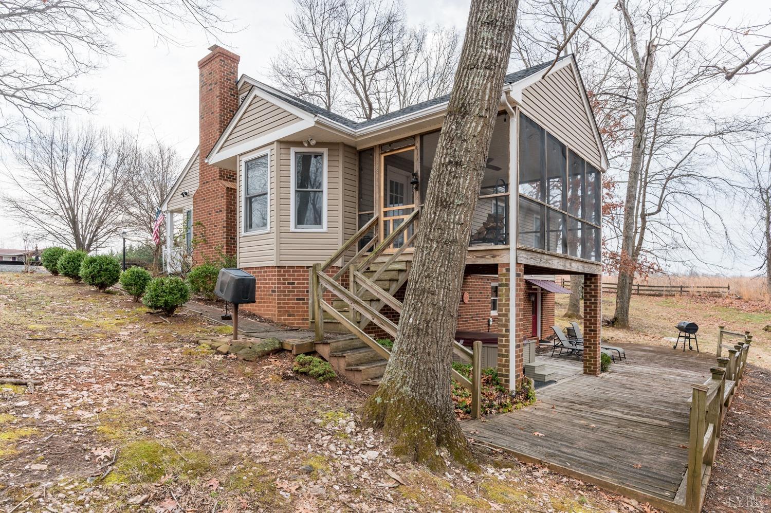 3039 Crockett Road Goode, VA 24556 - Photo 50 of 55 a view of a house with a yard