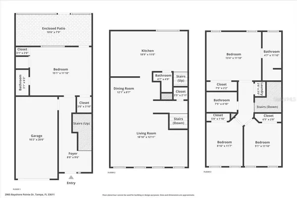 $429,900 | 2965 Bayshore Pointe Drive, Tampa, FL 33611