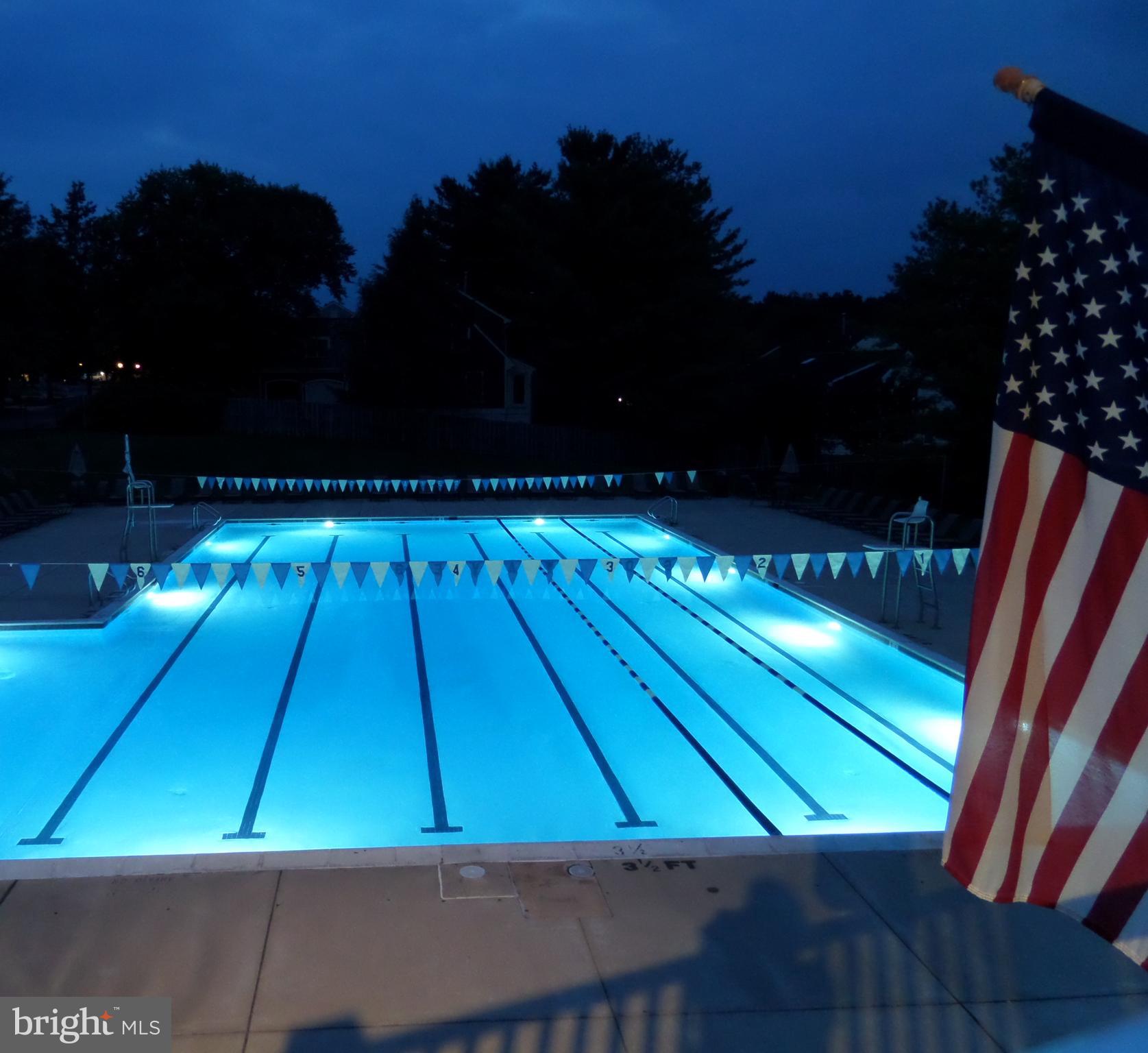 224 Midsummer Circle Gaithersburg, MD 20878 - Photo 40 of 40 Night shot of Pool