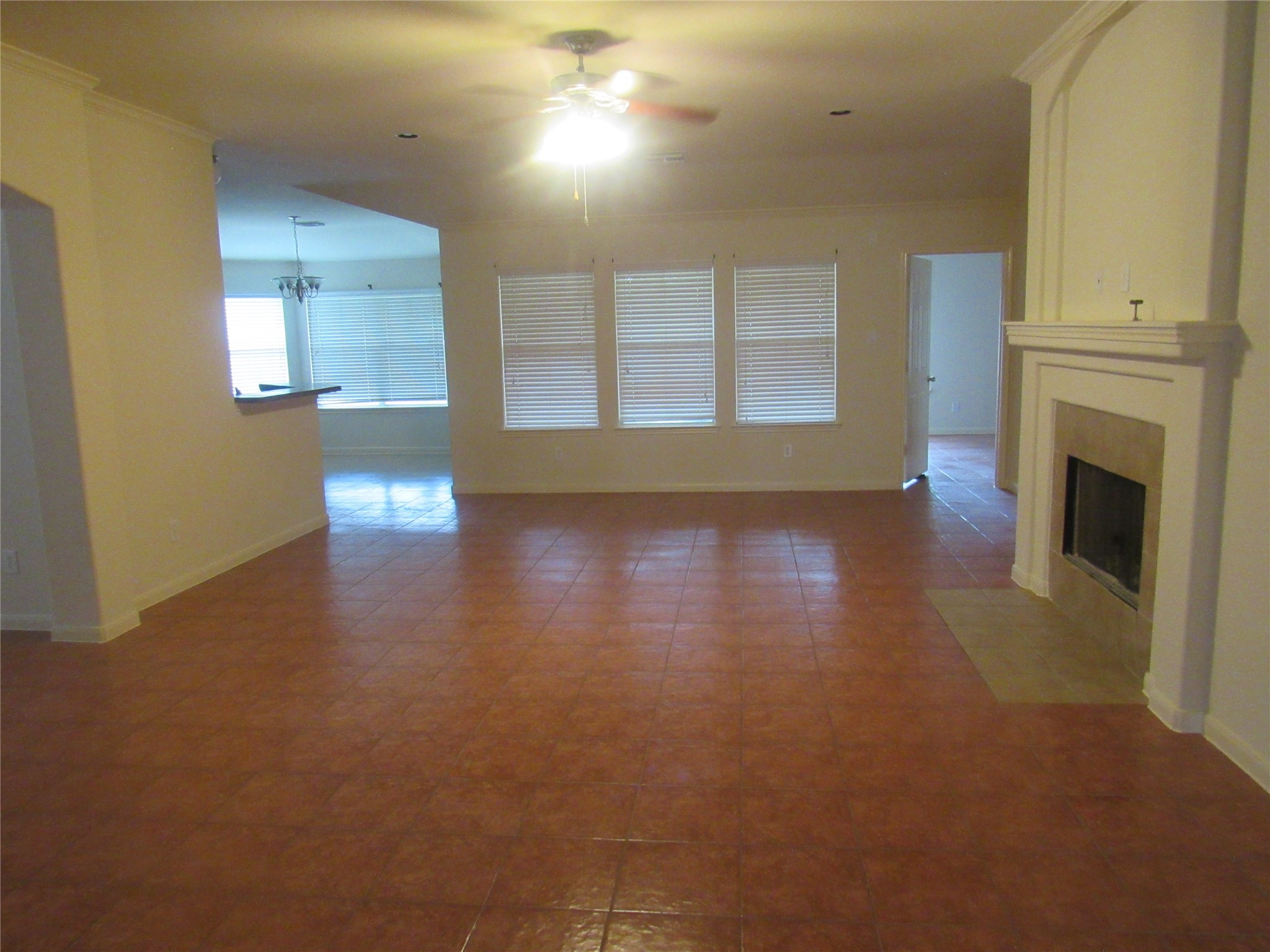 2611 Colony Haven Circle Spring, TX 77373 - Photo 3 of 18 Family room with a fireplace