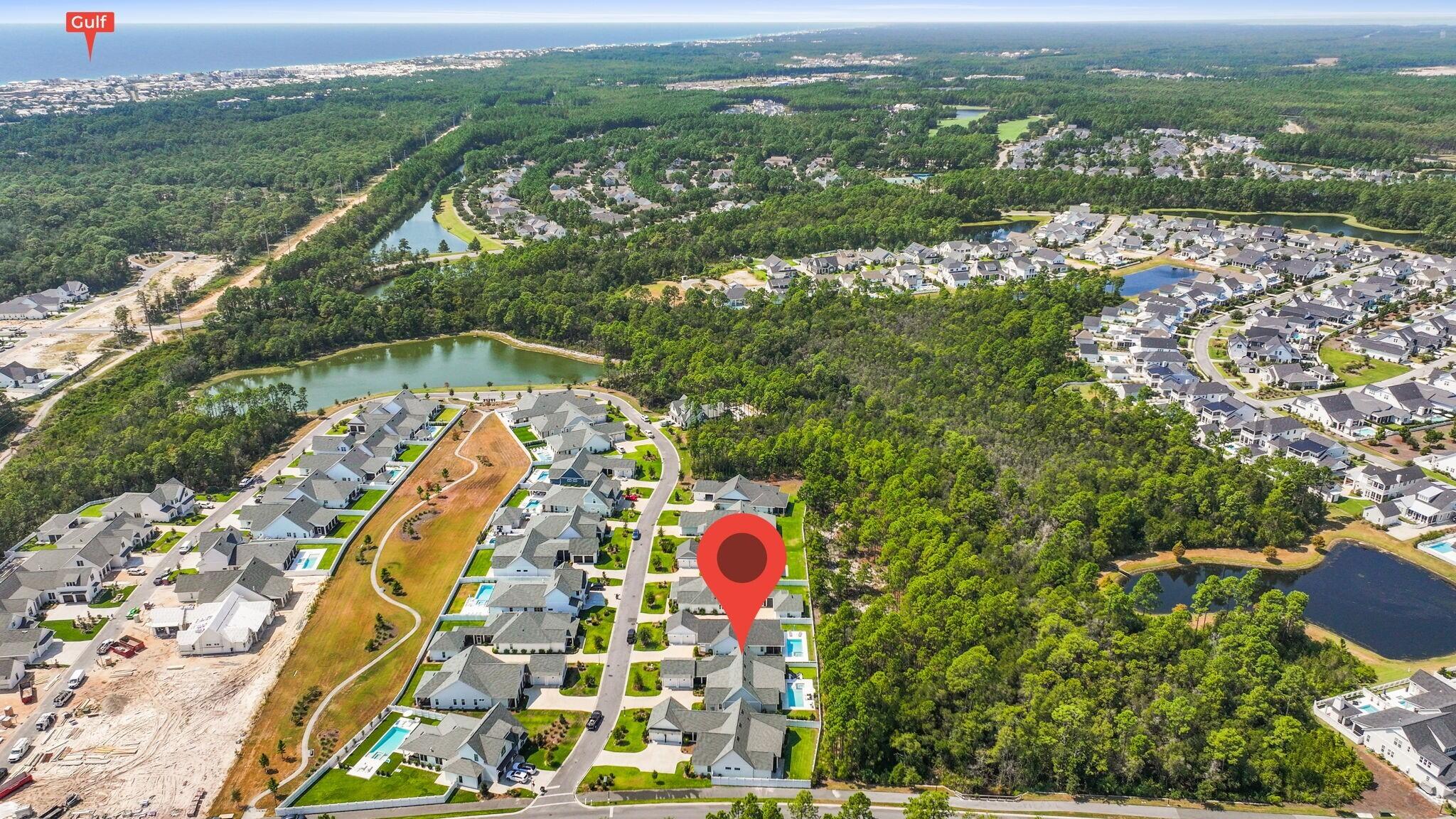 30 West Firethorn Cir Inlet Beach Inlet Beach, FL 32461 - Photo 69 of 72 drone pin 1