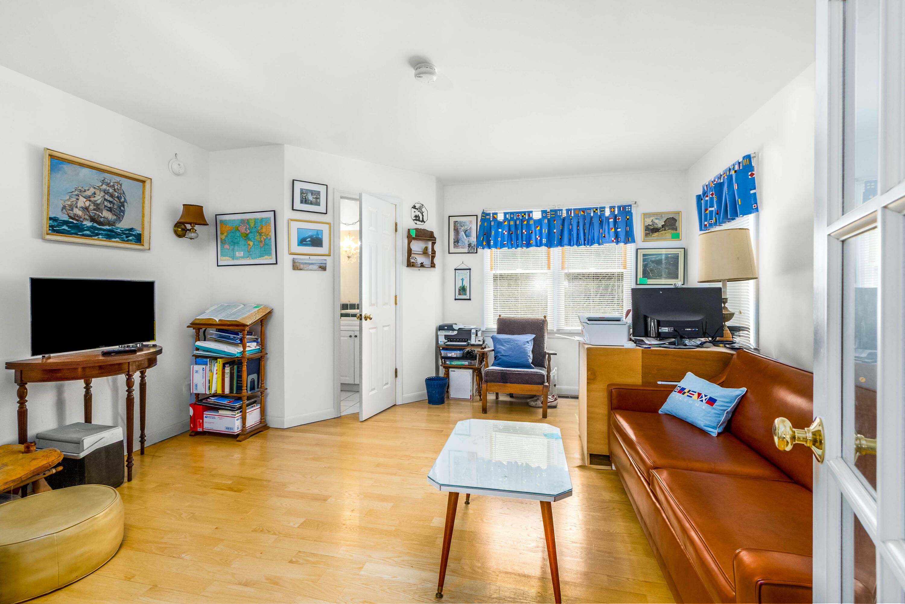 104 Seapine Road North Chatham, MA 02650 - Photo 12 of 36 a living room with furniture and a flat screen tv