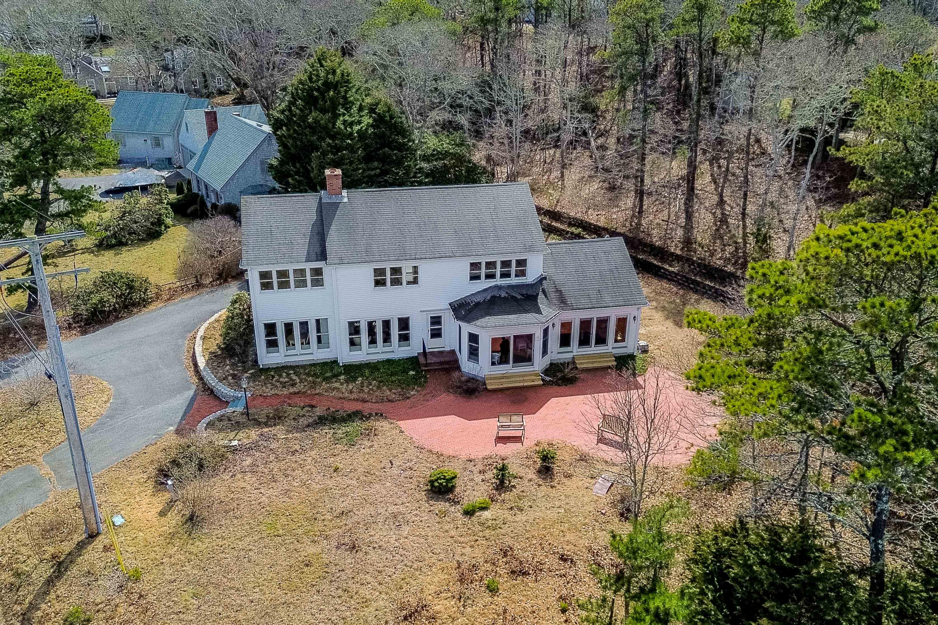 104 Seapine Road North Chatham, MA 02650 - Photo 2 of 36 an aerial view of a house with swimming pool