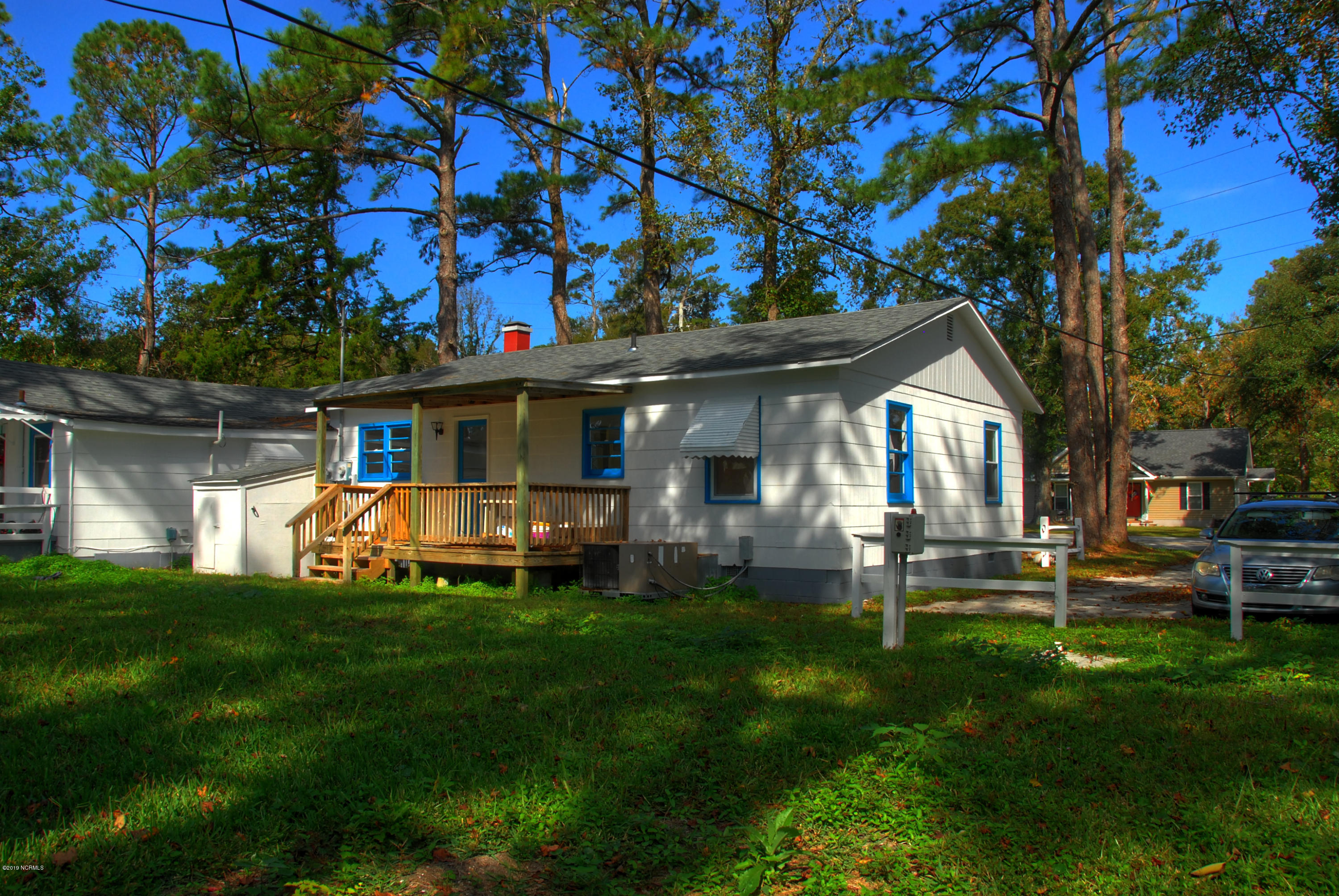 2618 Mayberry Loop Road Morehead City, NC 28557 - Photo 4 of 10 Shaded Back Yard