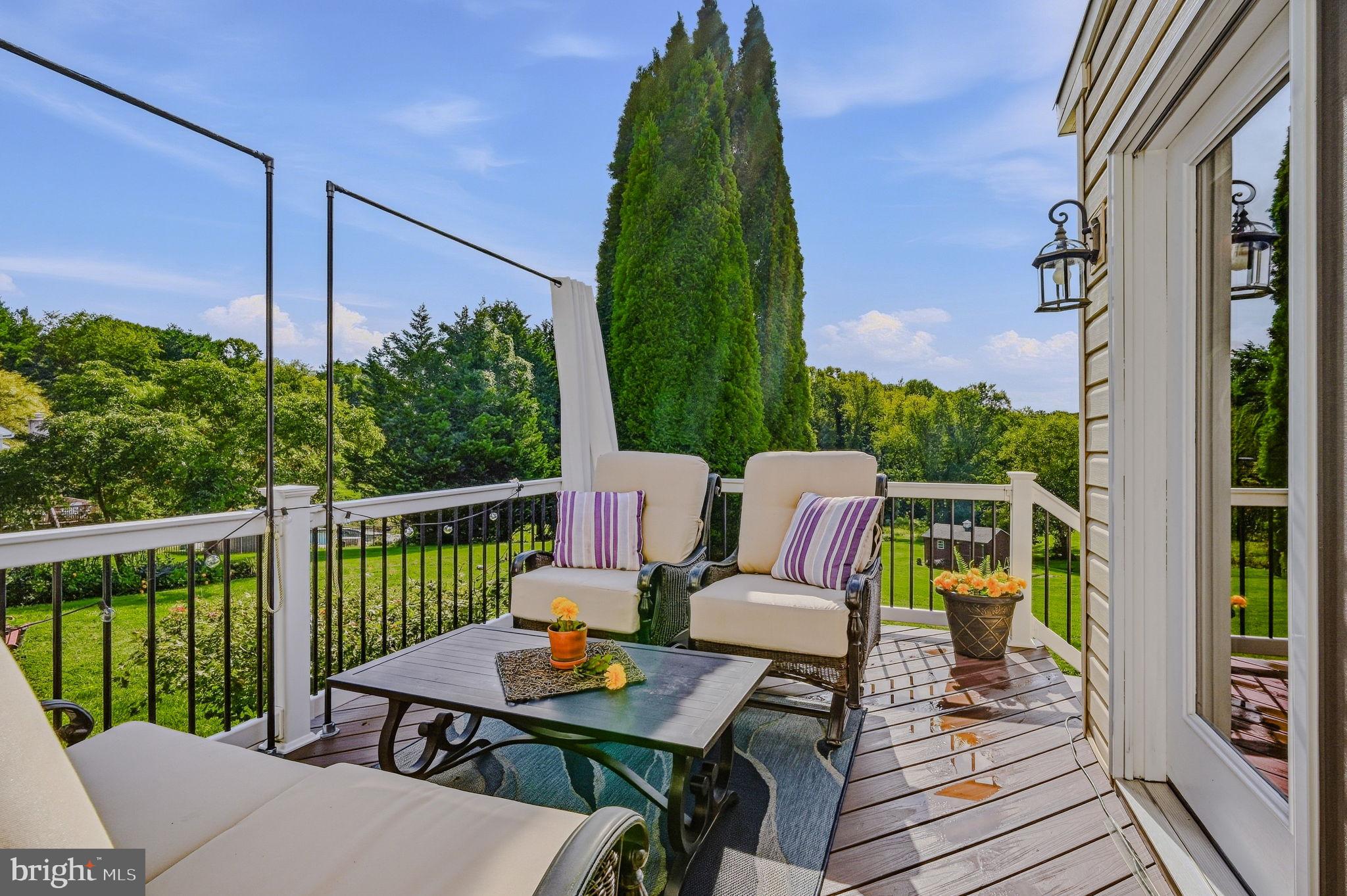 104 Partridge Way Landenberg, PA 19350 - Photo 54 of 63 Cozy gathering space on the composite deck...