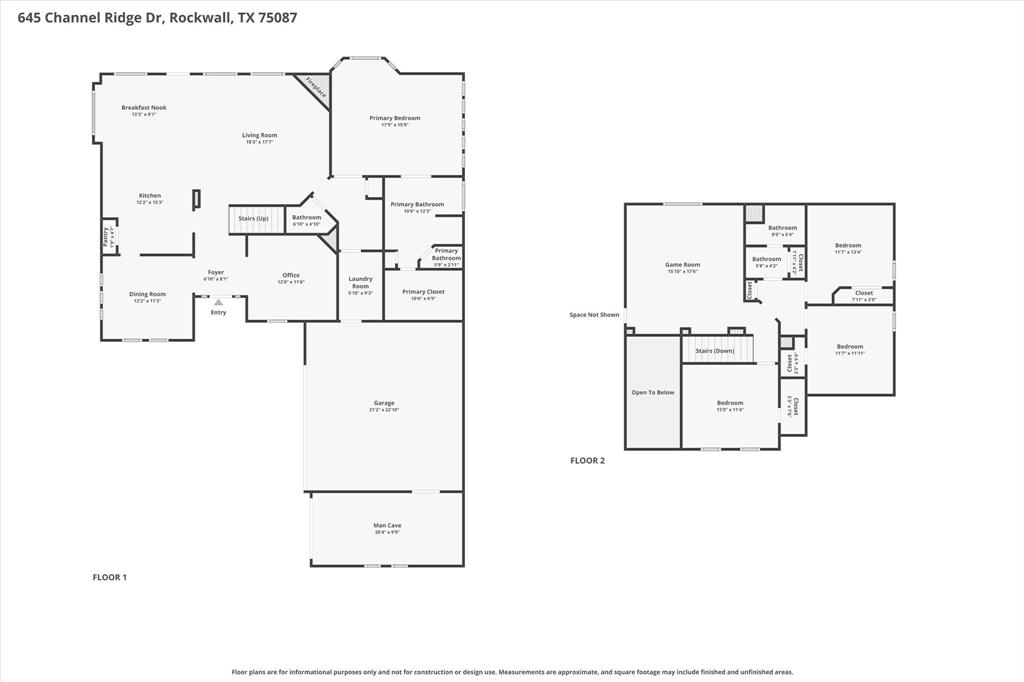 645 Channel Ridge Drive Rockwall, TX 75087 - Photo 39 of 40 Home layout.
