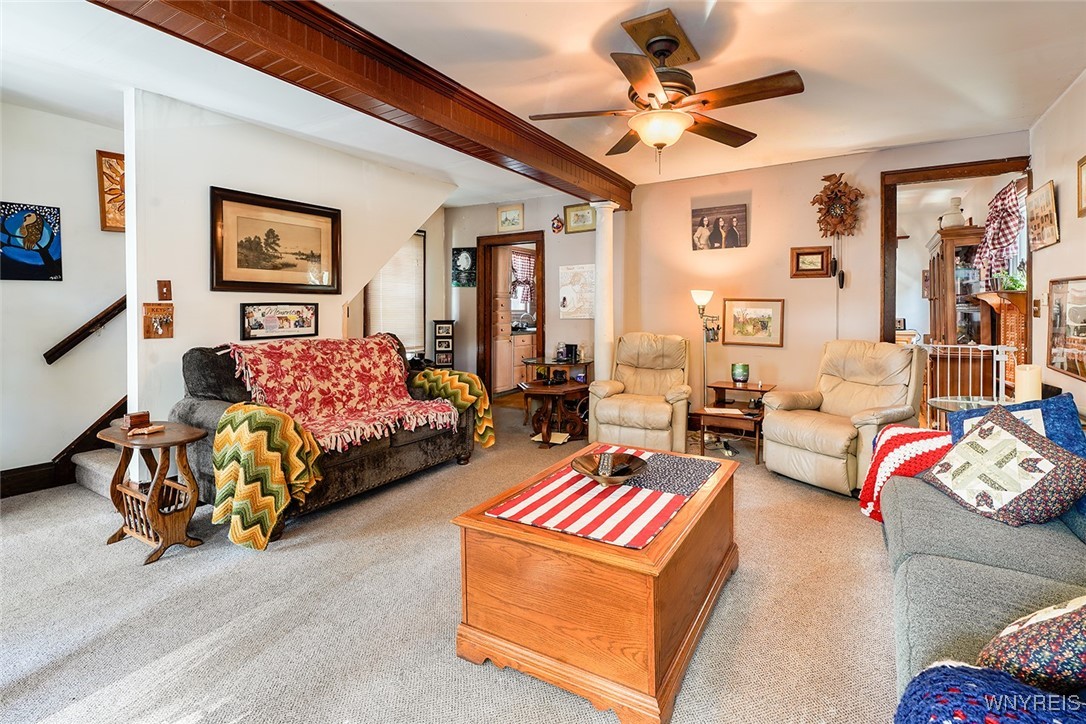 30 Parkview Lackawanna, NY 14218 - Photo 6 of 31 LR LOOKING INTO KITCHEN