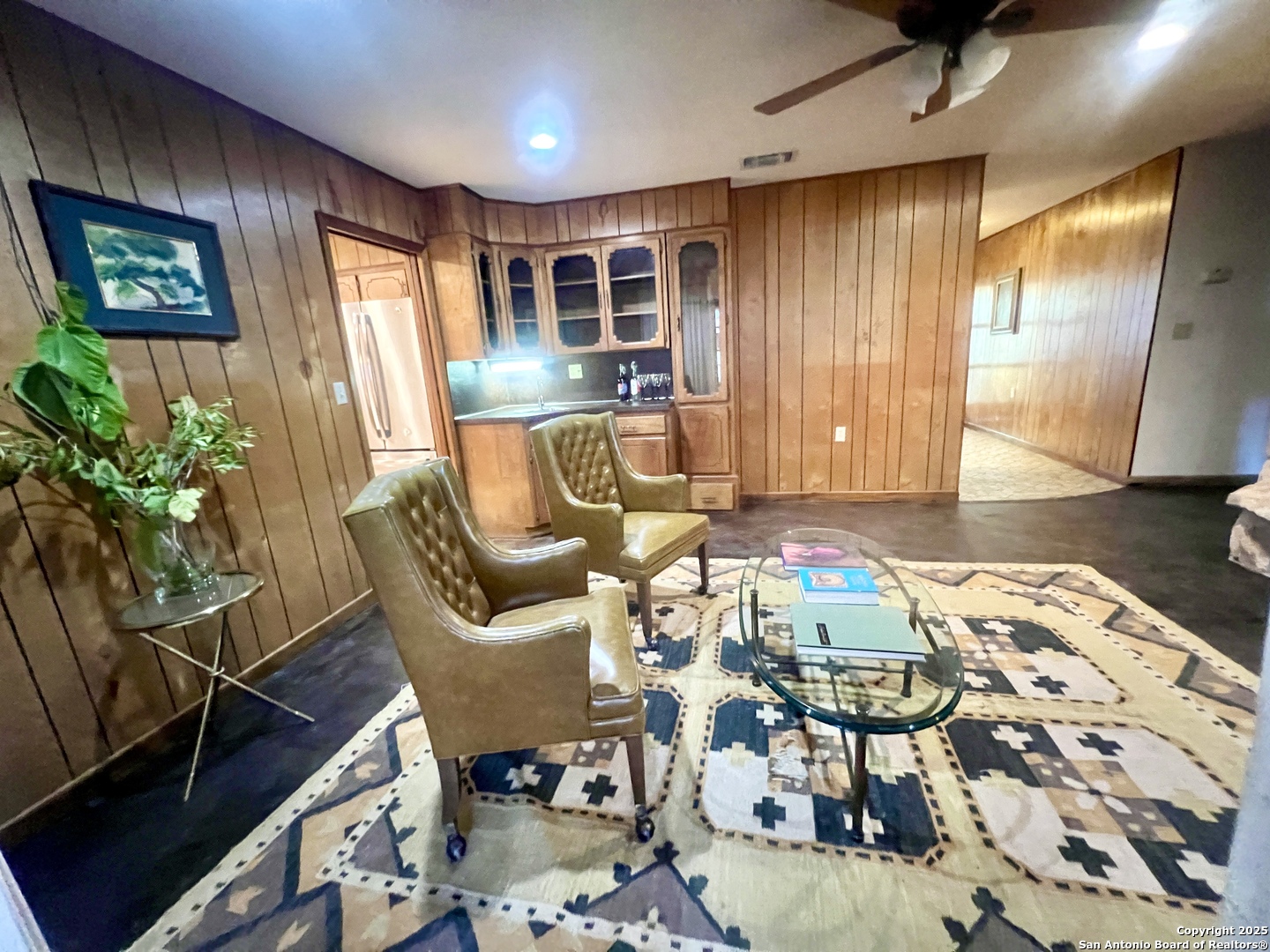 433 Fort Clark Road Brackettville, TX 78832 - Photo 11 of 46 a view of a dining room with furniture window and wooden floor