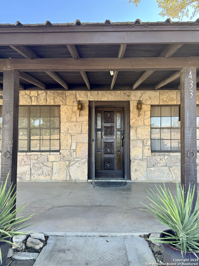 433 Fort Clark Road Brackettville, TX 78832 - Photo 43 of 46 a view of a entryway door front of house