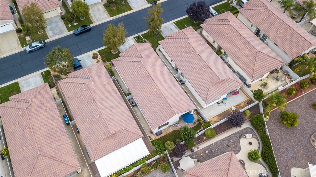 1165 Wisteria Way Beaumont, CA 92223 - Photo 42 of 49 an aerial view of a house with a yard