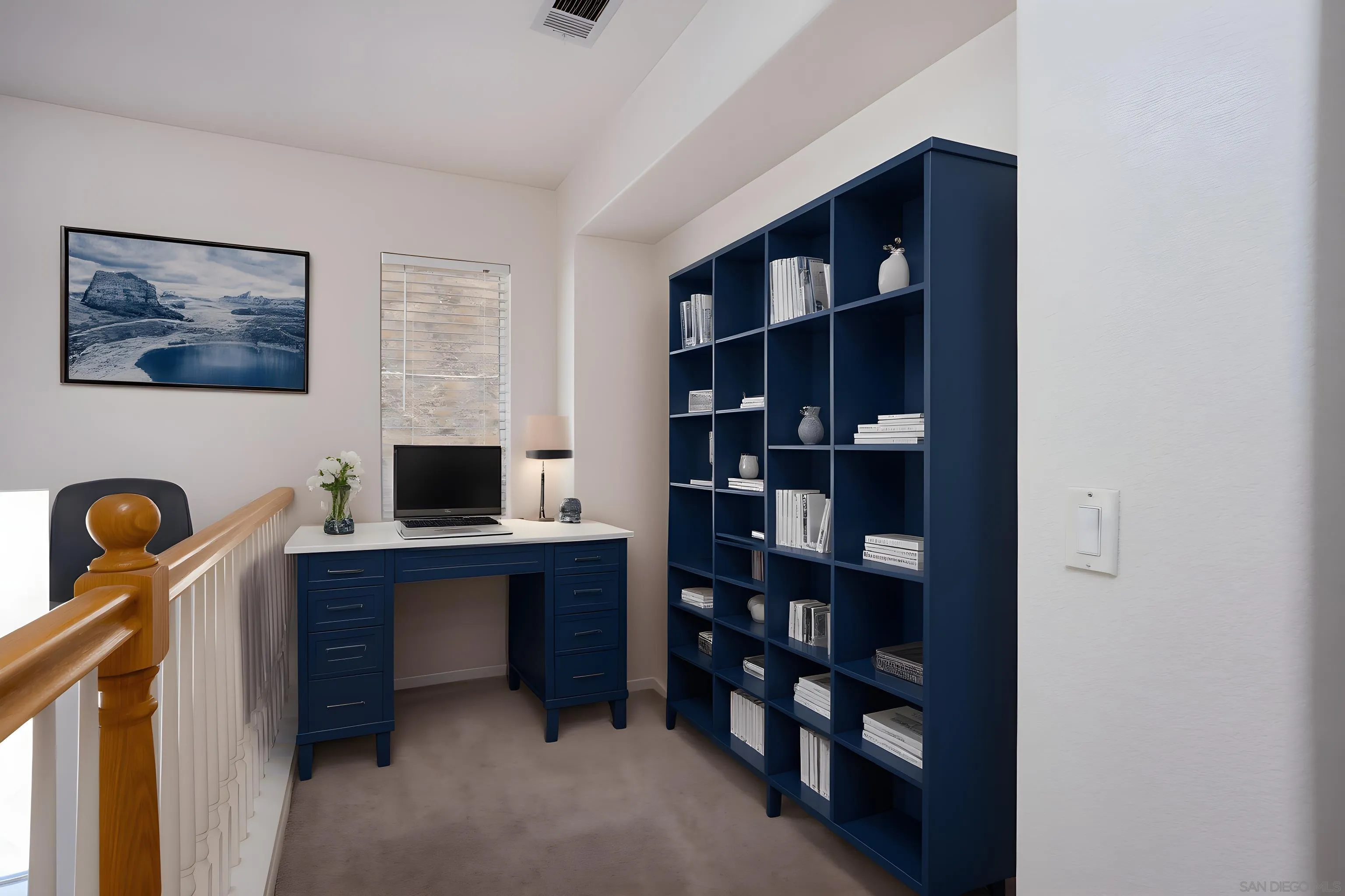 2168 Pointe Parkway Spring Valley, CA 91978 - Photo 16 of 50 a view of a workspace with bookshelf