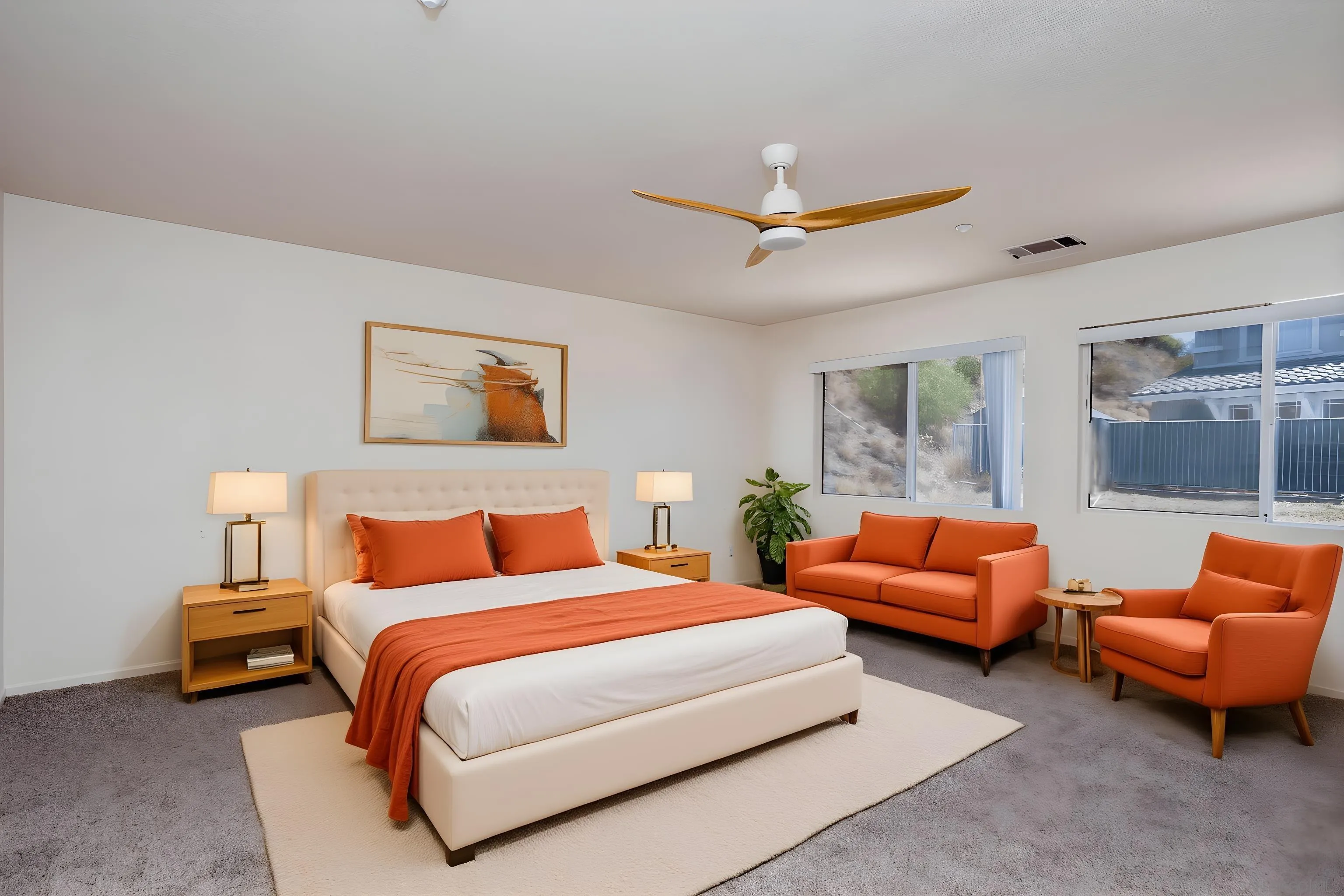 2168 Pointe Parkway Spring Valley, CA 91978 - Photo 29 of 50 a bedroom with furniture and a large window