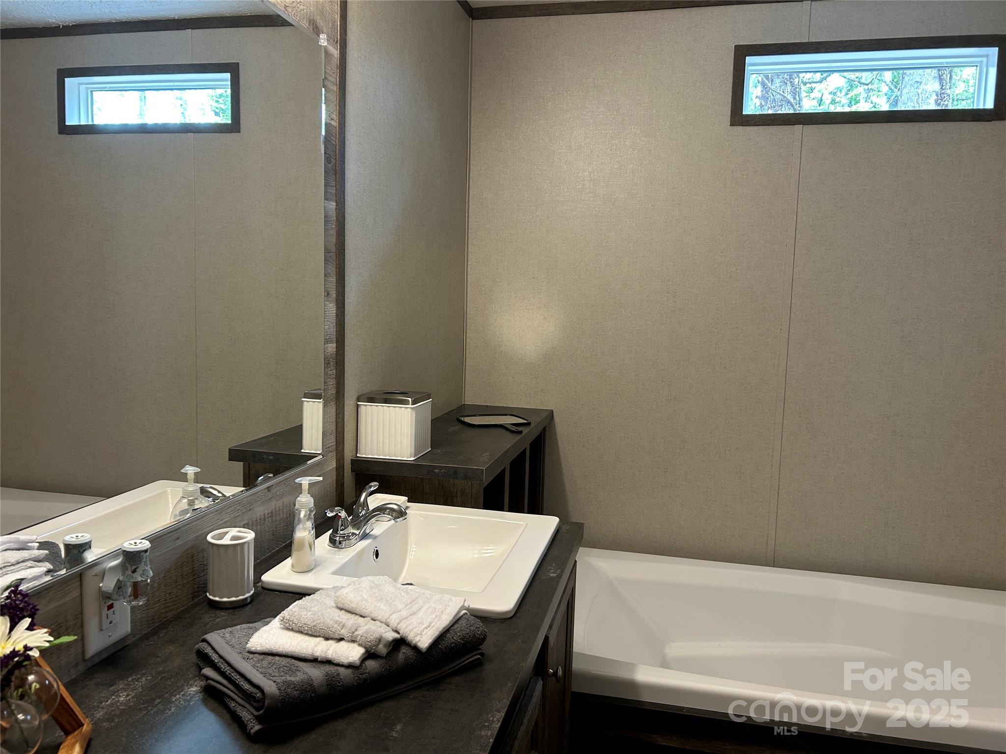 365 Rock Road Rutherfordton, NC 28139 - Photo 27 of 31 a bathroom with a sink and a mirror