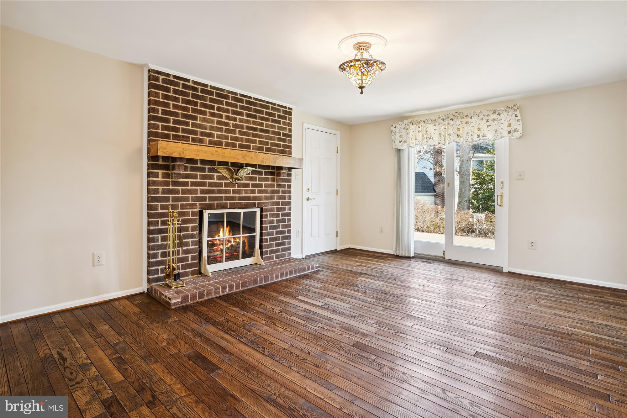 8015 Sunset Path Court Springfield, VA 22153 - Photo 12 of 40 Brick mantel