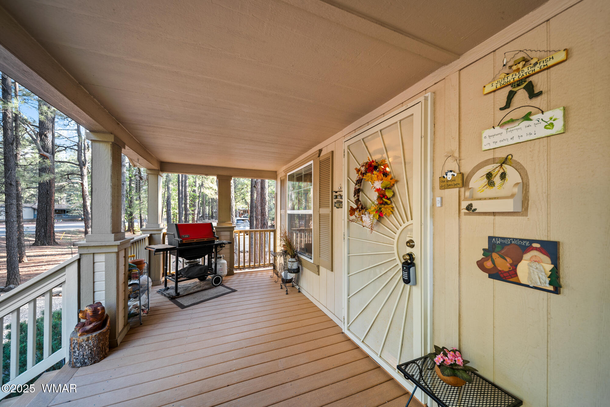 4236 West Blue Ridge Loop Pinetop, AZ 85935 - Photo 8 of 45 Covered Front Deck