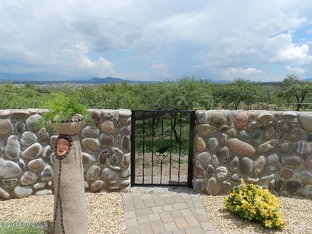 471 Camino Providencia Rio Rico, AZ 85648 - Photo 22 of 49 a view of a yard with plants and wooden fence