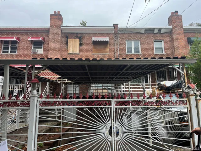 a front view of a house with balcony