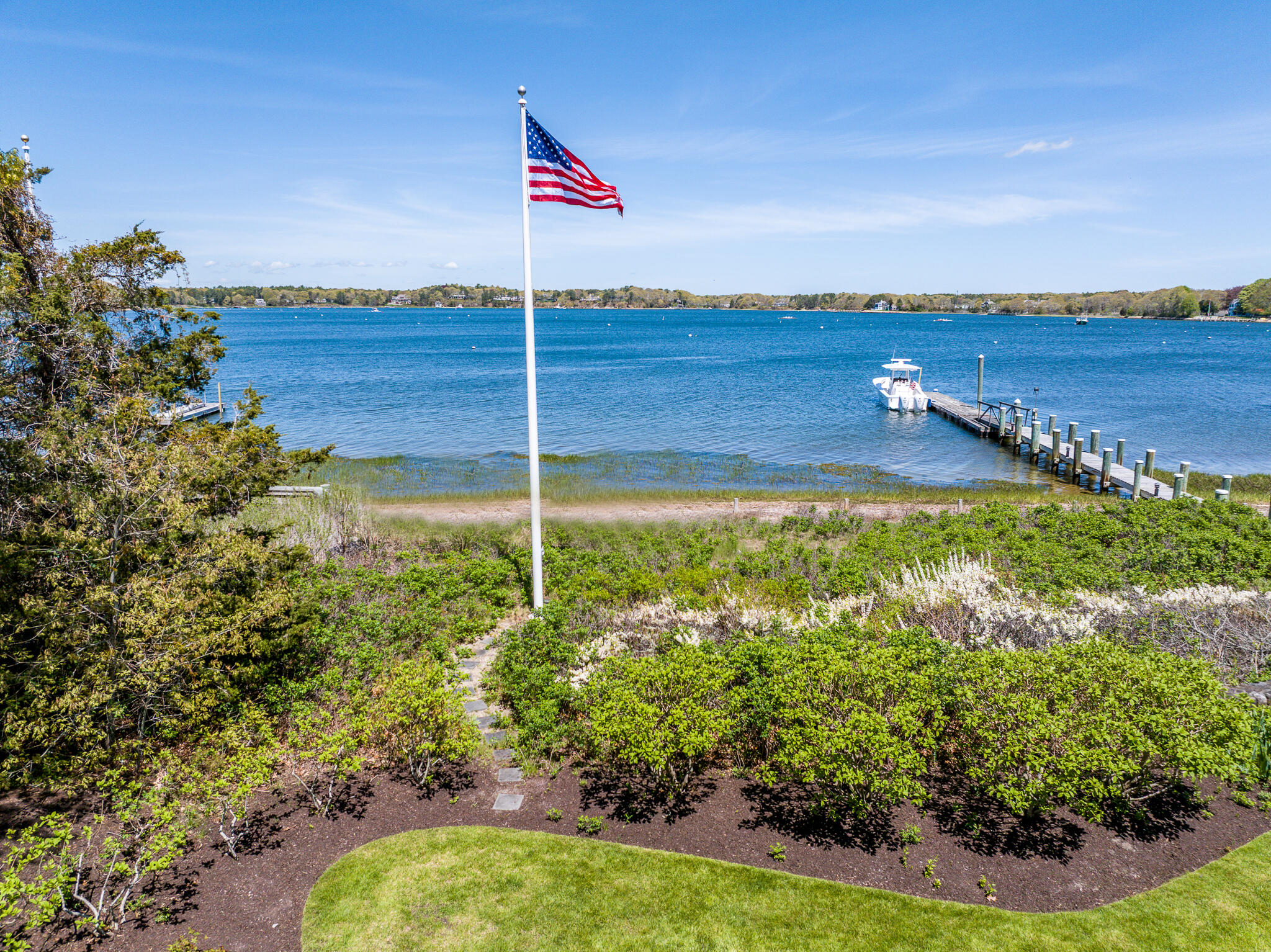 46 Great Bay Road Osterville, MA 02655 - Photo 42 of 54 a view of a lake and outdoor space