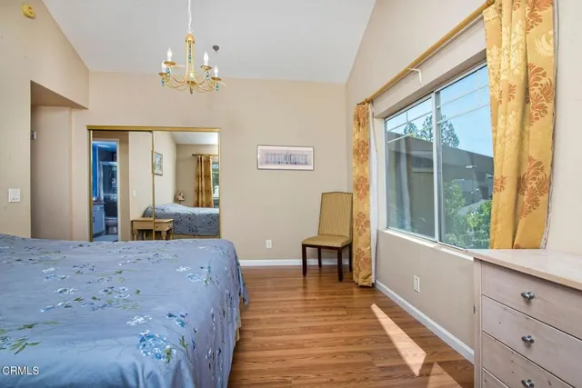 a very nice looking room with a large window