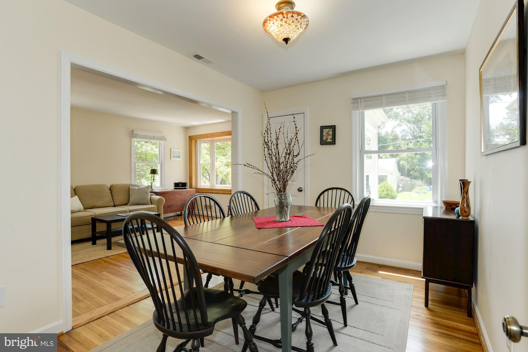 3409 Murdock Road Kensington, MD 20895 - Photo 8 of 30 Dining Room Open to Living Room