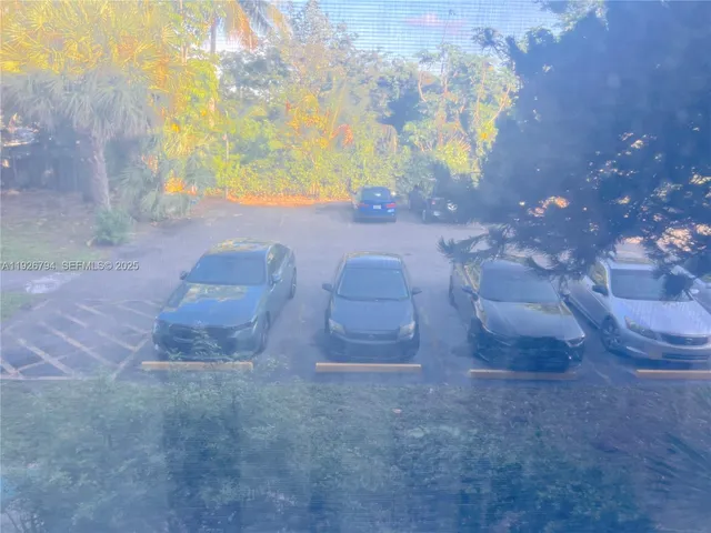 a view of an outdoor space and a yard