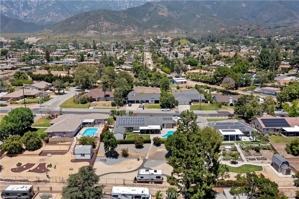 8527 Hillside Road Rancho Cucamonga, CA 91701 - Photo 44 of 50 an aerial view of residential houses with outdoor space
