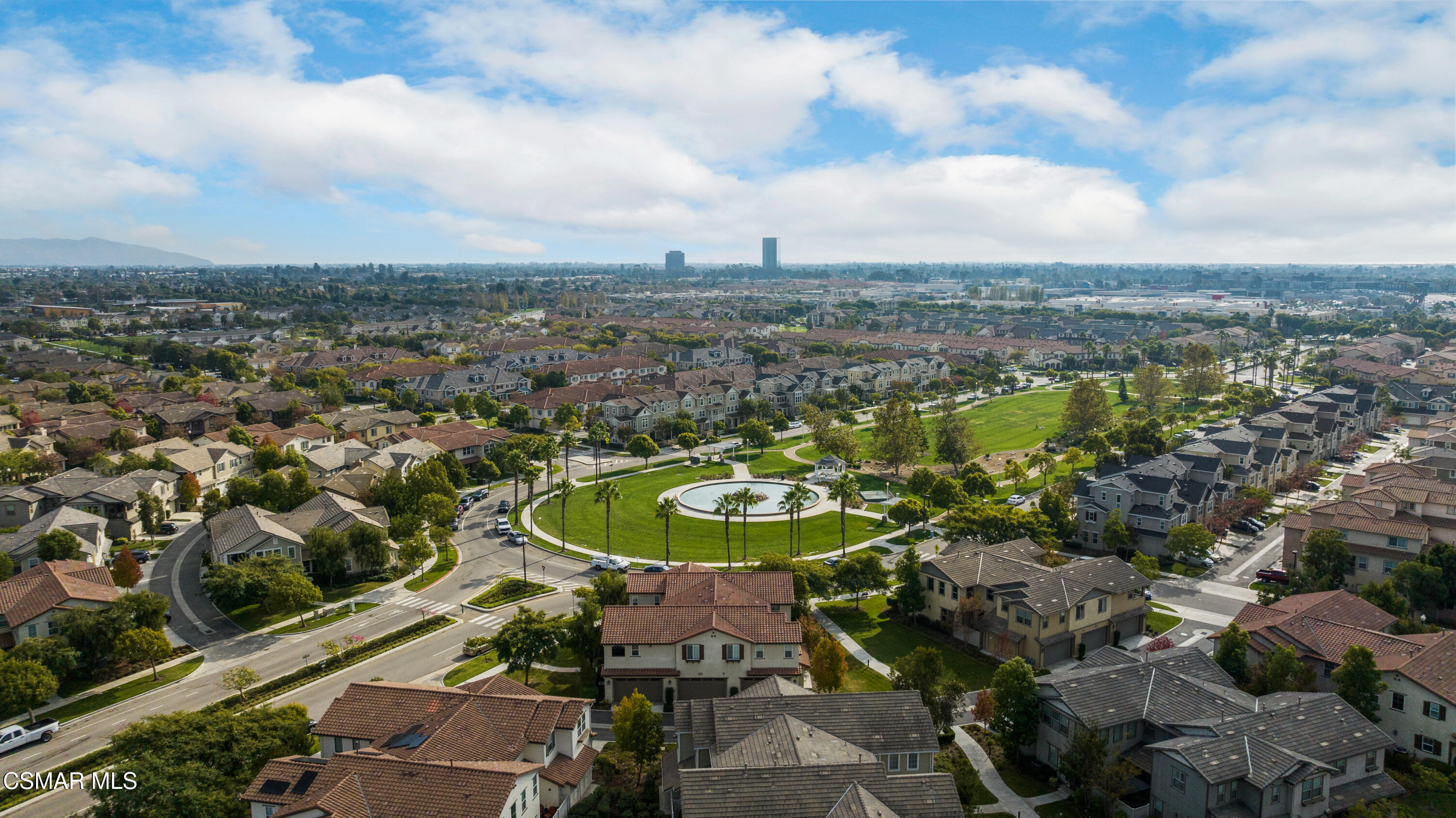 3116 North Oxnard Boulevard Oxnard, CA 93036 - Photo 38 of 46 an aerial view of a house with a swimming pool yard and lake view in back