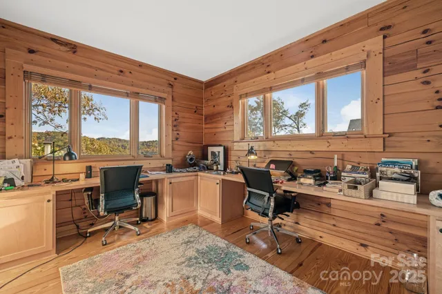 a view of a workspace with a window