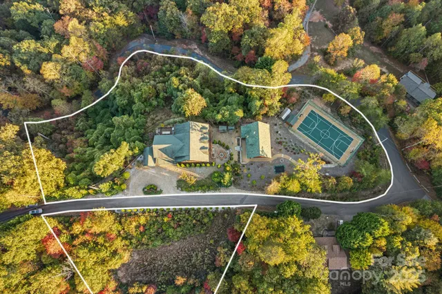 a view of swimming pool from a balcony