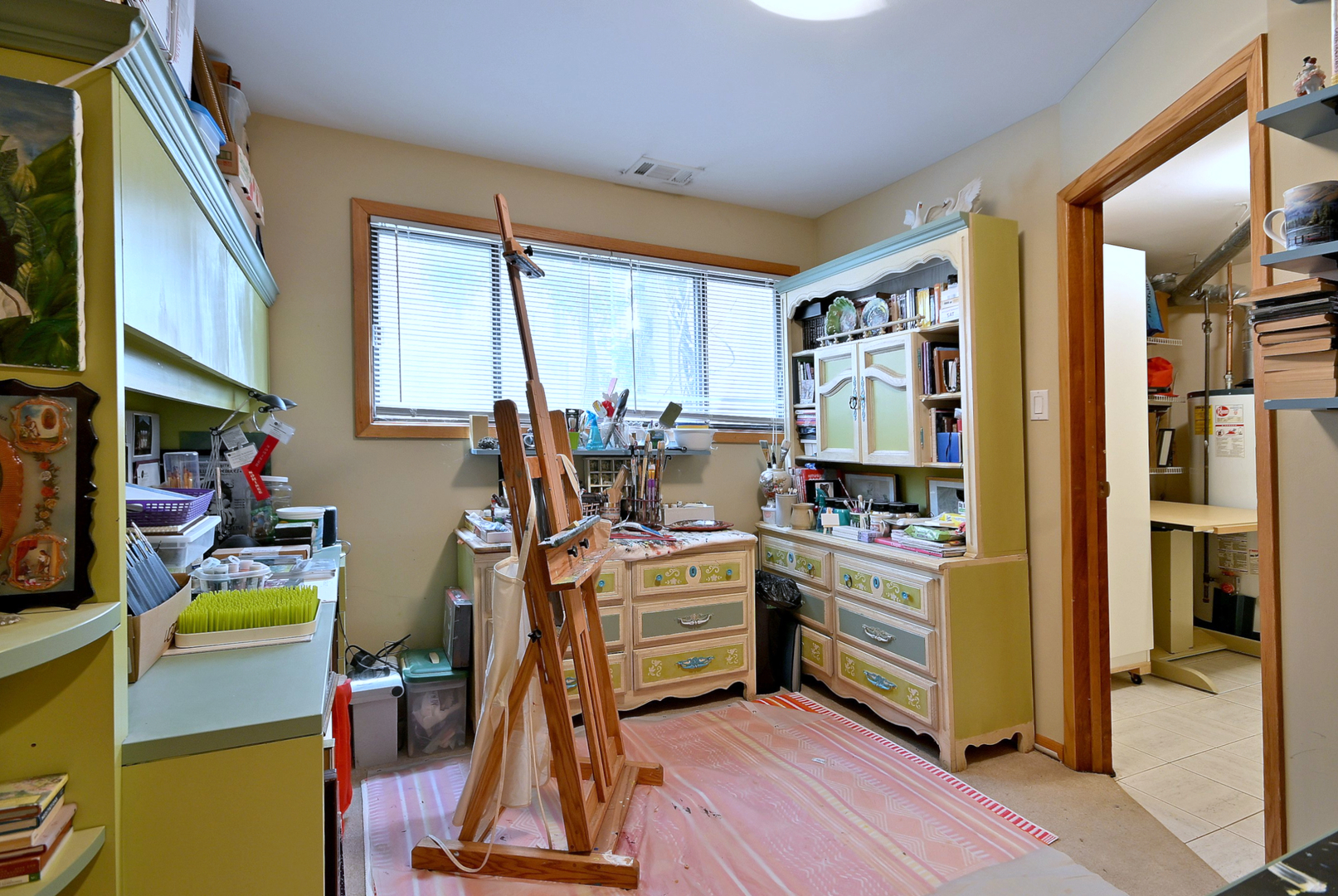 2350 North Sayre Avenue, Unit G Chicago, IL 60707 - Photo 21 of 30 a view of a workspace with furniture and a window