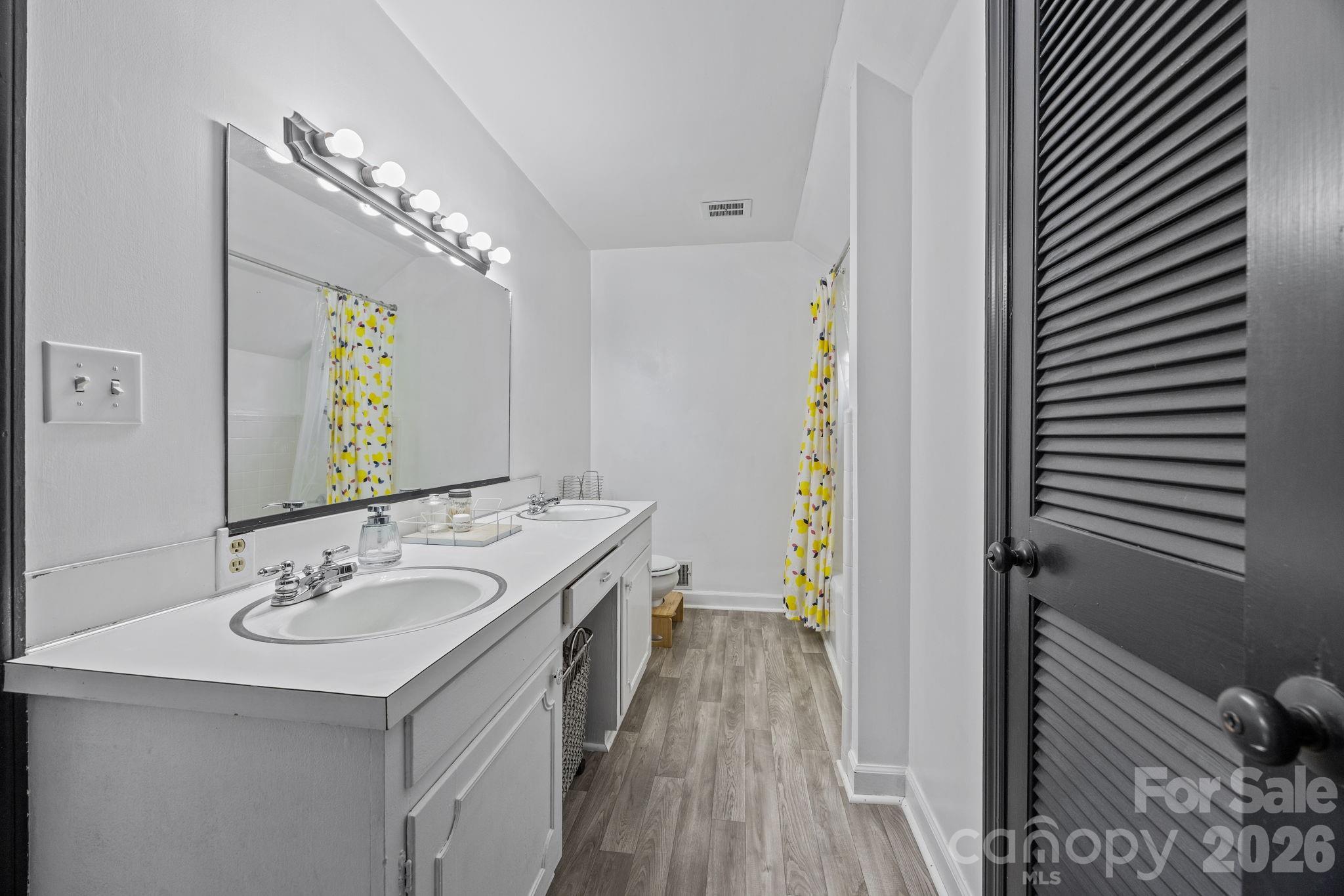 1352 City Lake Road Lexington, NC 27295 - Photo 26 of 36 a en suite bathroom with a sink and a mirror