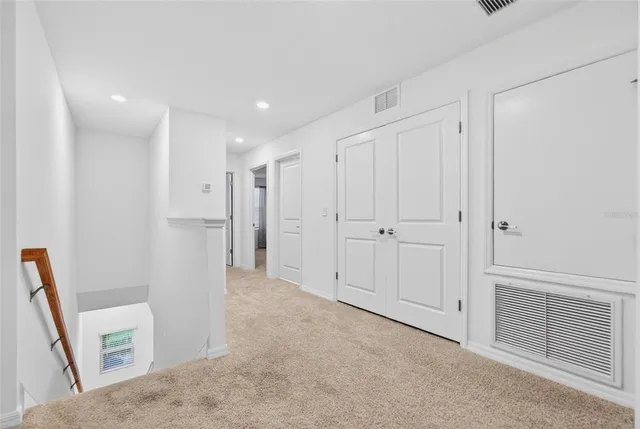 a view of a livingroom with an empty space