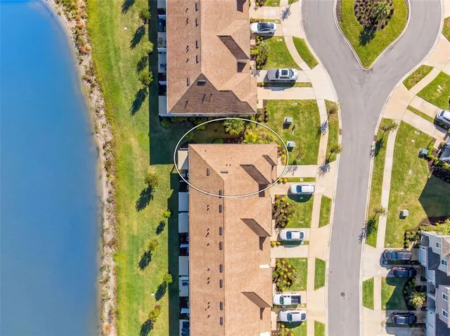 a view of a swimming pool with a lounge chairs
