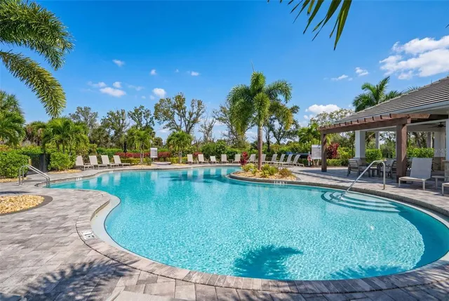 a kitchen view with a stove a microwave and a potted plant