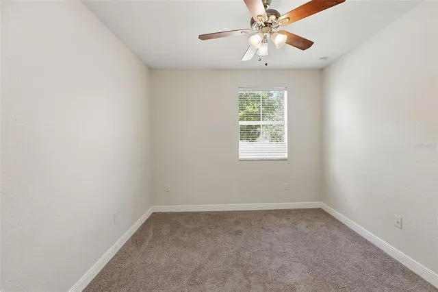 a view of small space with racks on the wall