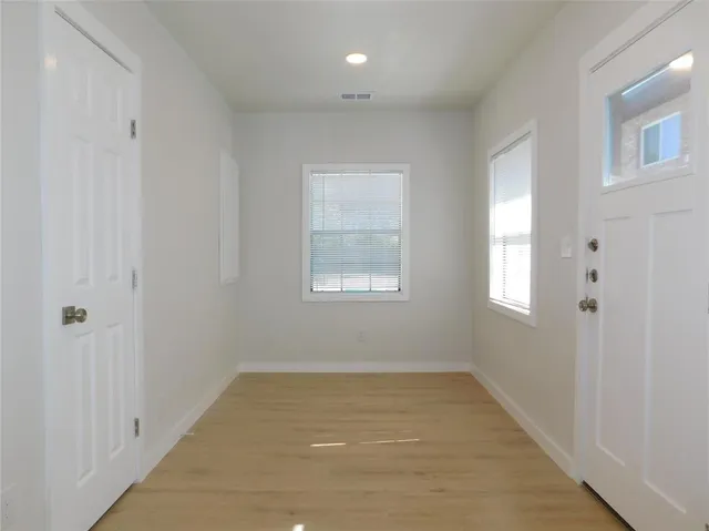 a close view of washer and dryer