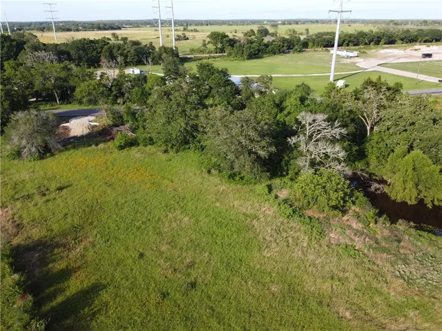 a view of a garden with a swimming pool