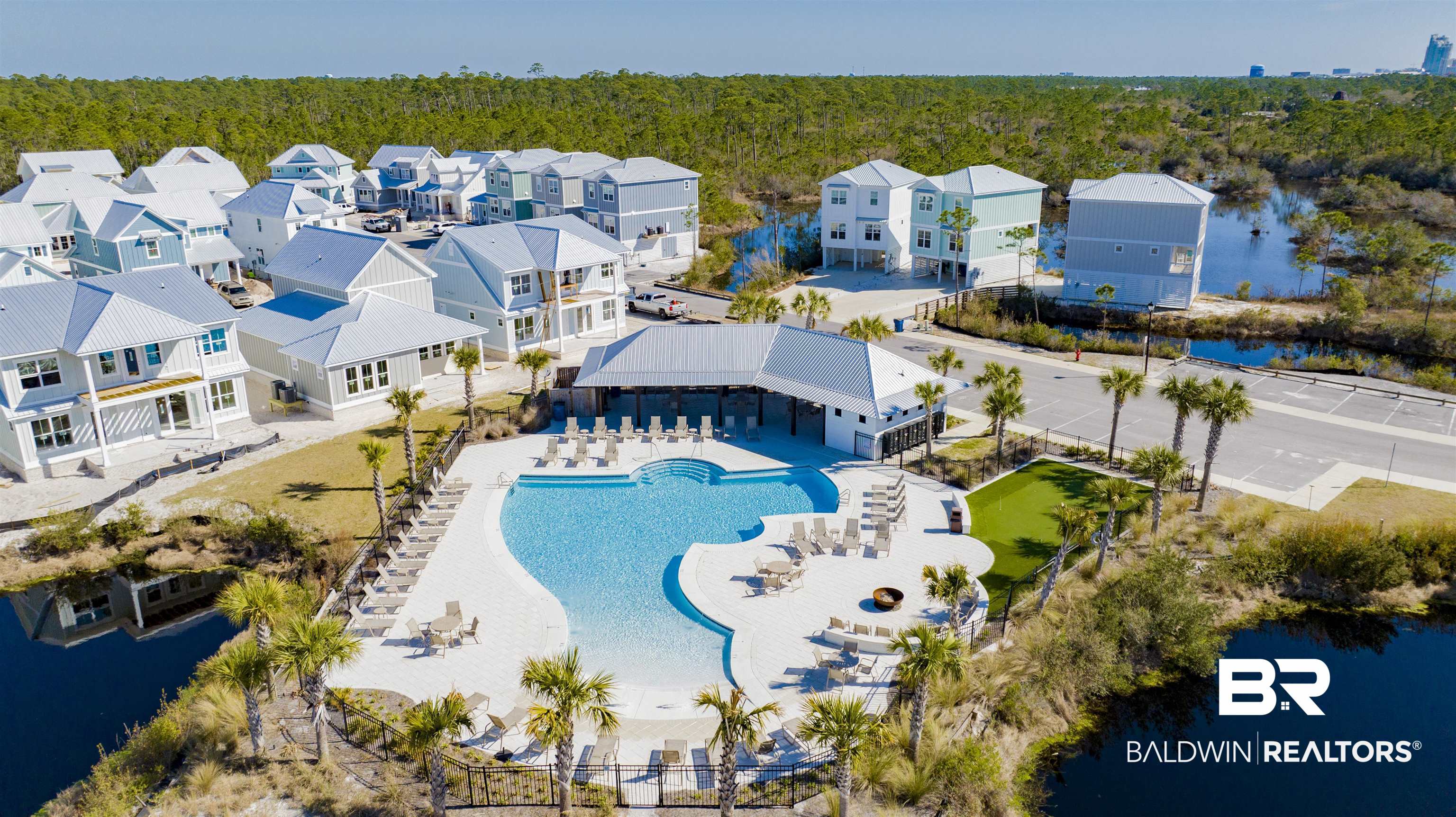 24024 Cayenne Lane Orange Beach, AL 36561 - Photo 26 of 31 Bird's eye view with a water view