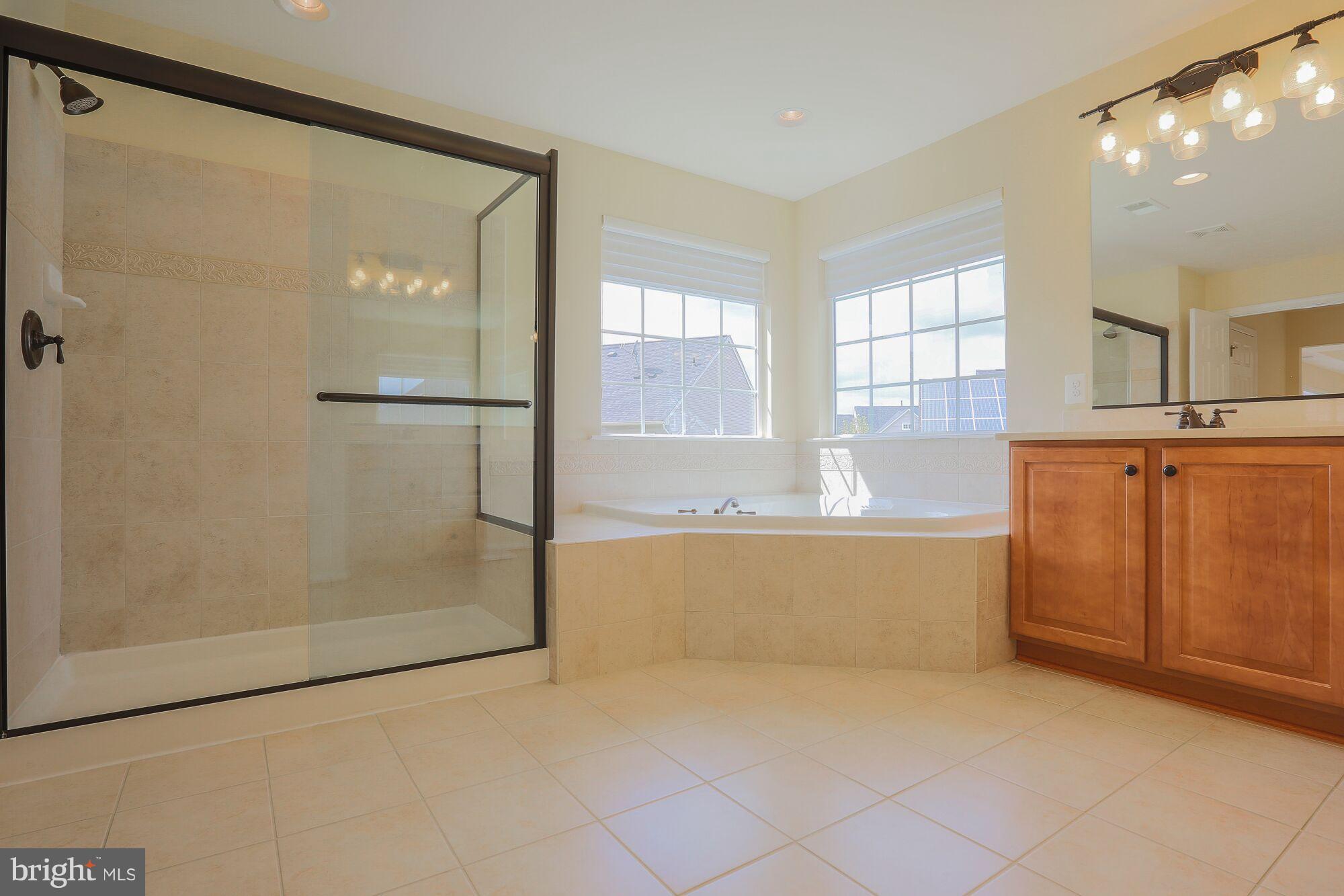 6524 Pebble Brooke Road Baltimore, MD 21209 - Photo 13 of 20 a spacious bathroom with a tub and shower