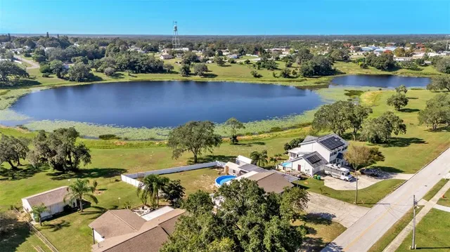 an aerial view of ocean residential house with outdoor space