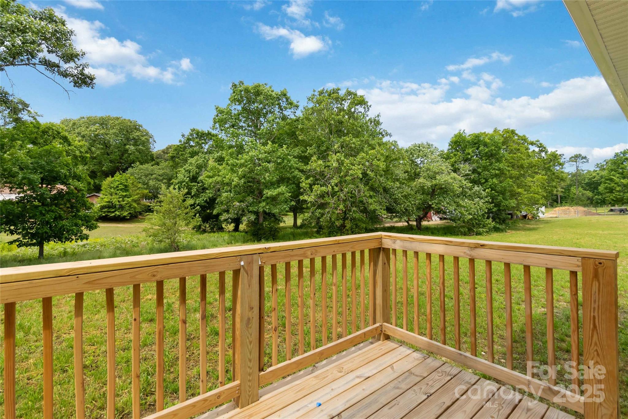 1034 Heath Helms Road Monroe, NC 28110 - Photo 30 of 30 a balcony with wooden floor and yard in the back