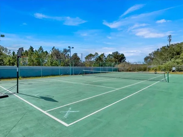 a view of a tennis court